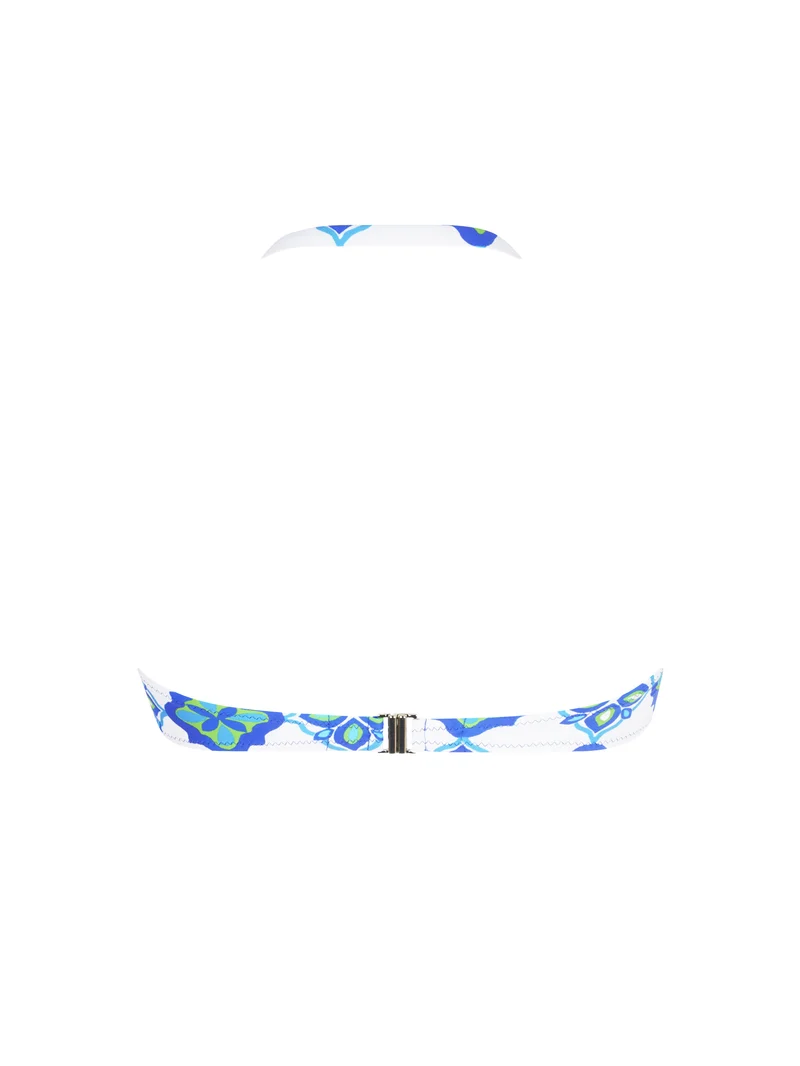 Antigel Bademode von Lise Charmel – L'Artisane Antigel trägerloser Bandeau-Bikini in Blau-Keramik