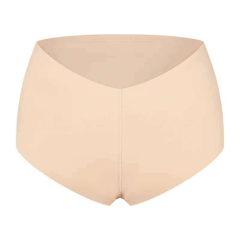 ByeBra – Shapewear mit tiefem Rückenausschnitt (leichte Stütze), mittelhoher Bund, beige