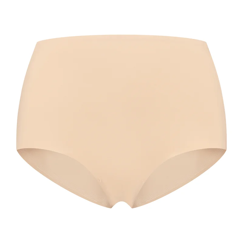 ByeBra – Shapewear mit tiefem Rückenausschnitt (leichte Stütze), mittelhoher Bund, beige