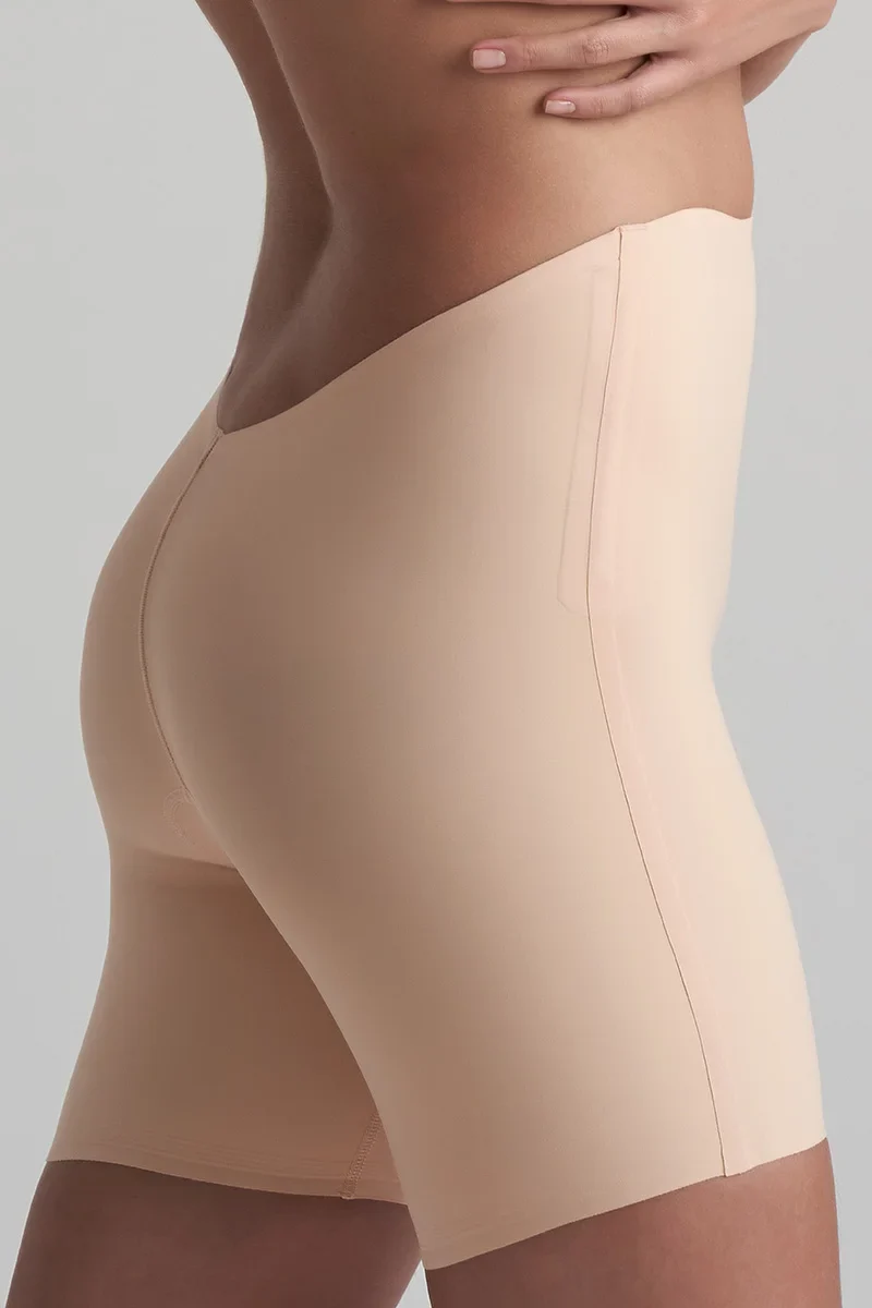 ByeBra – Shapewear mit tiefem Rückenausschnitt (leichte Stütze), kurzes Oberteil, beige