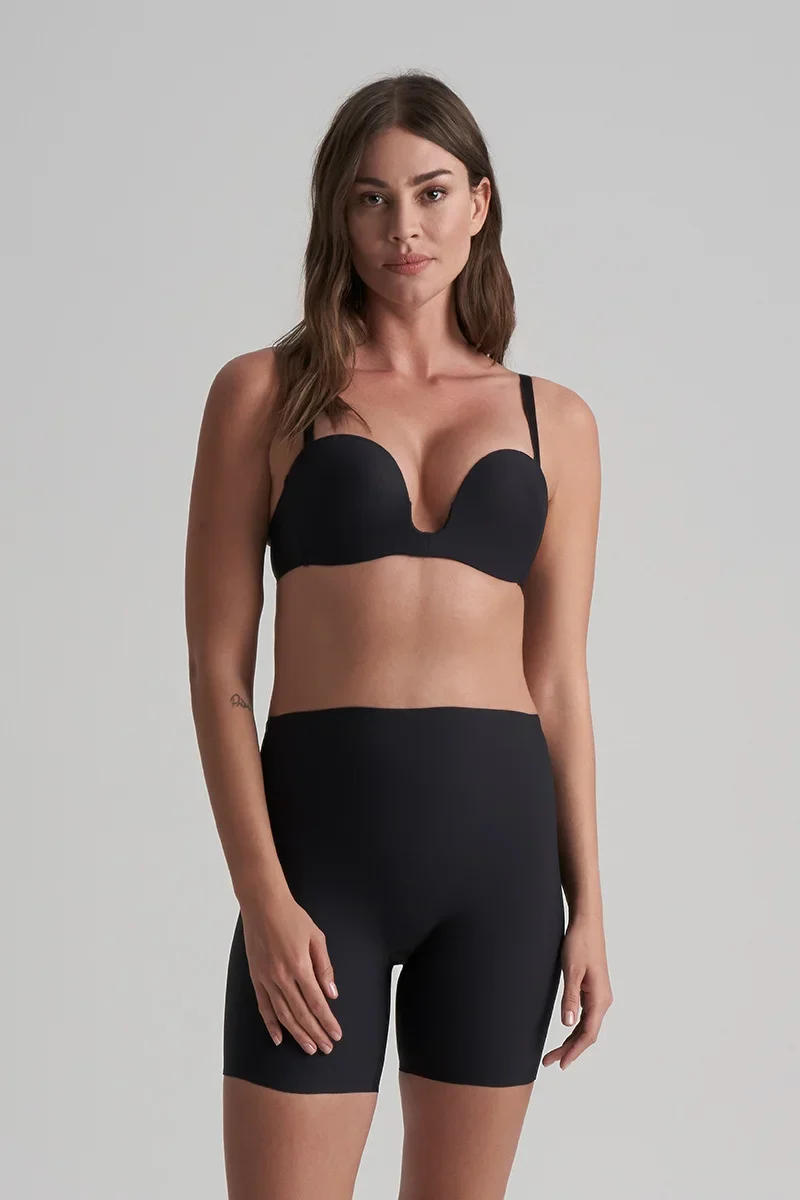 ByeBra – Shapewear-BH mit tiefem Rückenausschnitt (leichte Stütze), trägerlos, schwarz