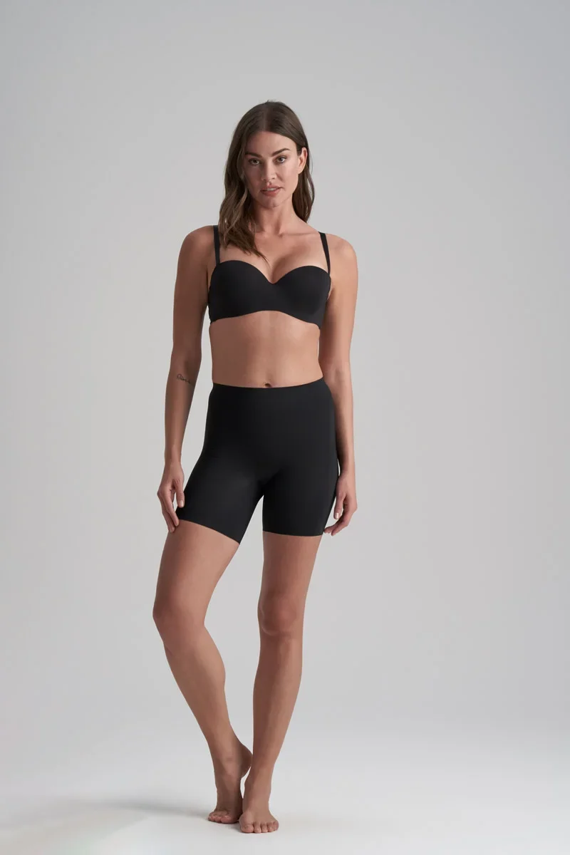 ByeBra – Smooth Essentials (Mittlere Stützkraft) Mid Waist Short Schwarz