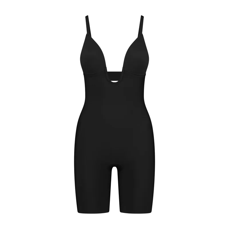 ByeBra – Formgebende Shapewear (Starker Halt) Formgebender Body mit tiefem V-Ausschnitt, Schwarz