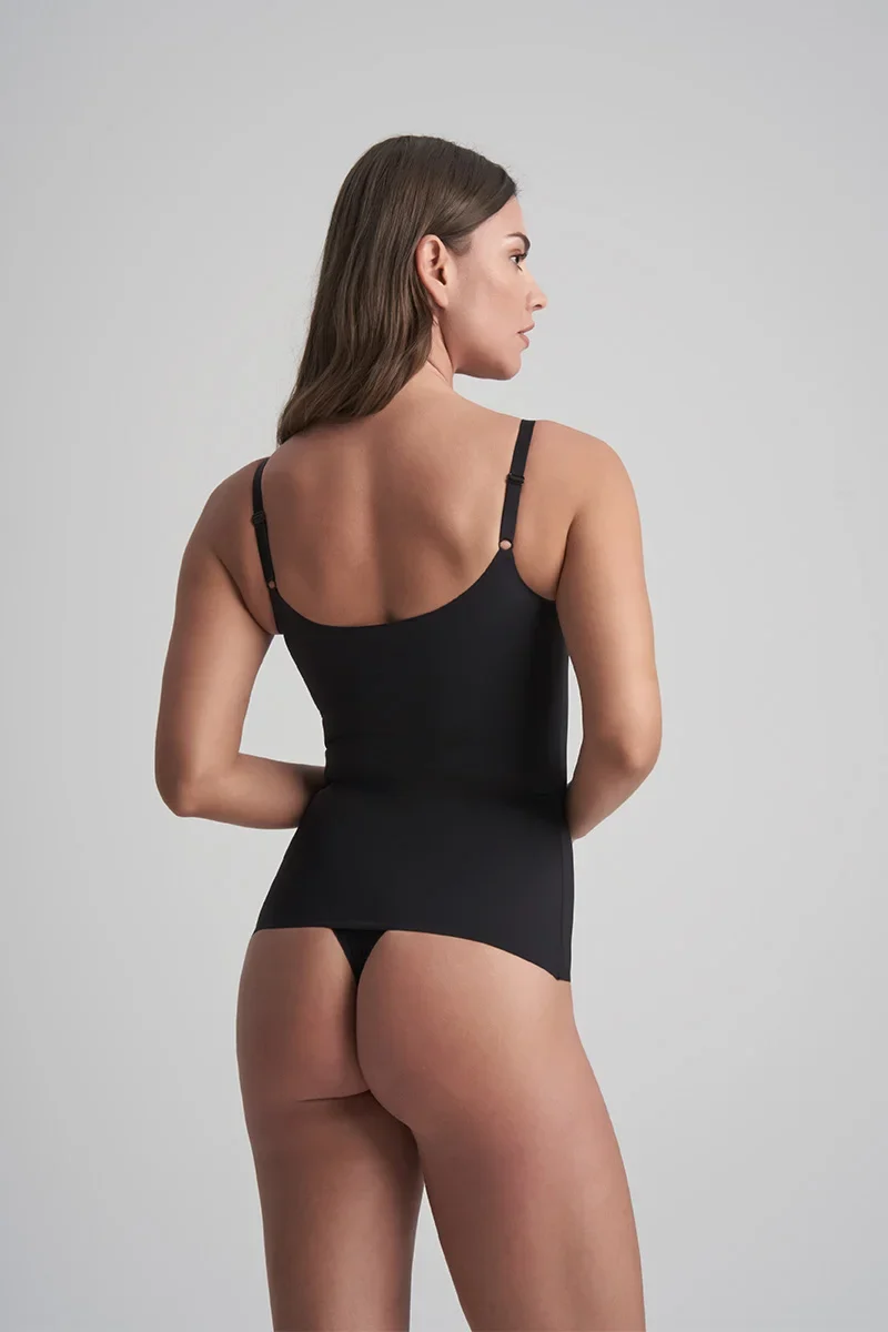 ByeBra – Formgebende Unterwäsche (Starker Halt) Formgebendes Tanktop Schwarz
