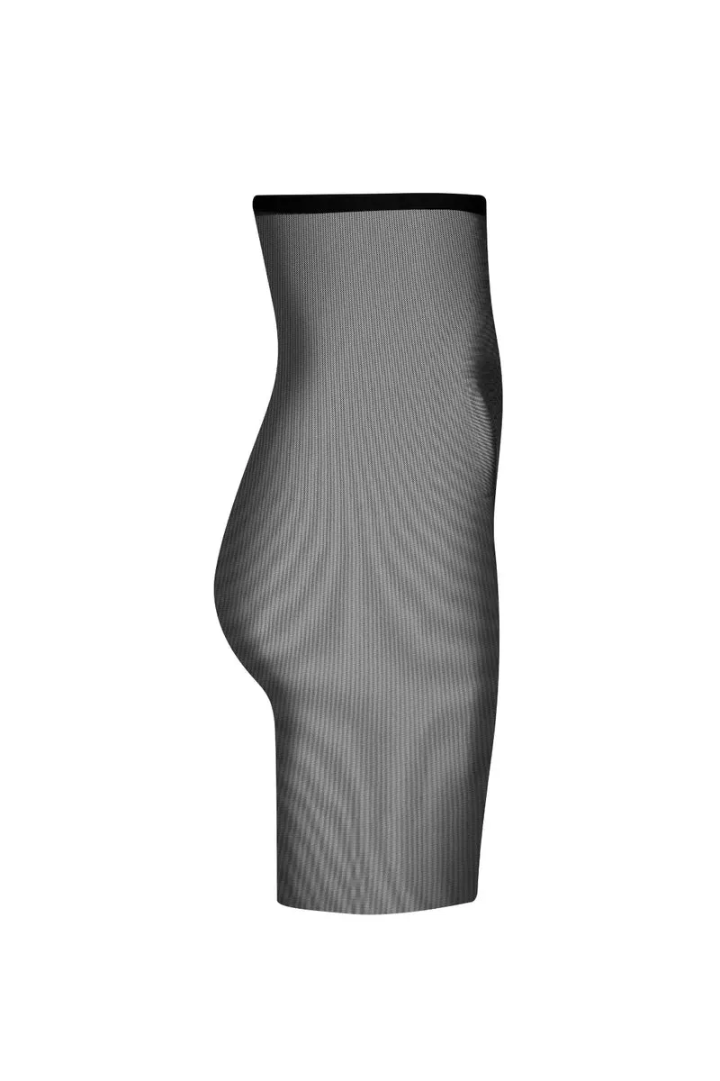 ByeBra – Formgebende Tüll-Shapewear mit mittlerem Halt, hochtaillierte Shorts aus formendem Tüll, schwarz