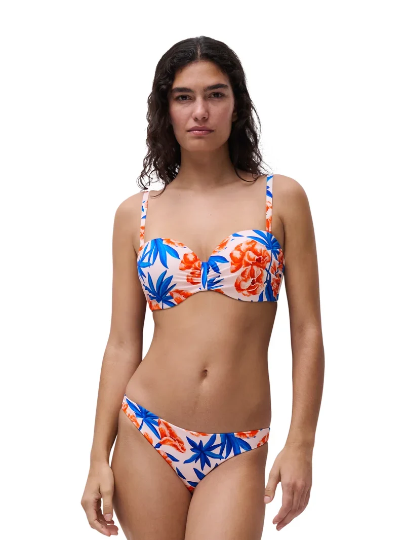 Chantelle Swimwear - Sauvage Bandeau-T-Shirt-Bikini mit Lorbeerblume