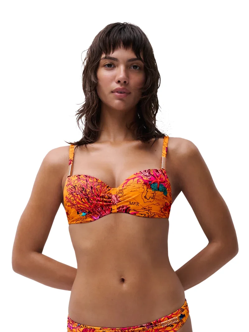 Chantelle Swimwear - Icon Half-Cup Memory Bikini Helles Mittelmeer
