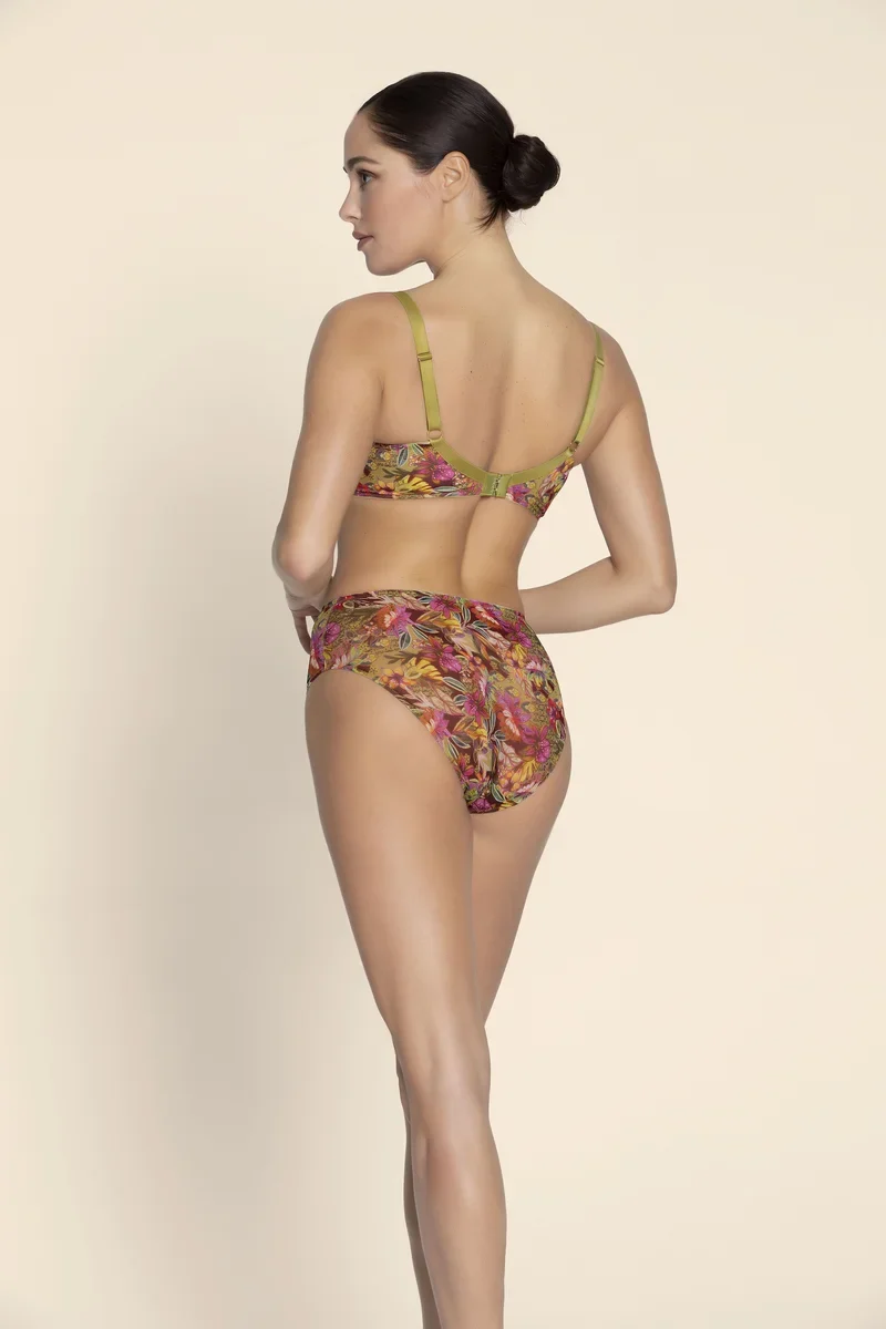 Lise Charmel – Danse Des Fleurs 3-teiliger Vollschalen-BH Fushia Vert