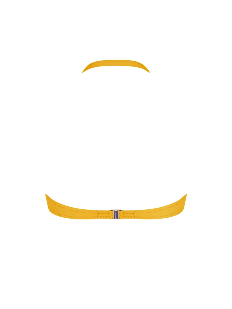 Antigel Swimwear by Lise Charmel - La Chiquissima Padded Strapless Bandeau Bikini Jaune Paille