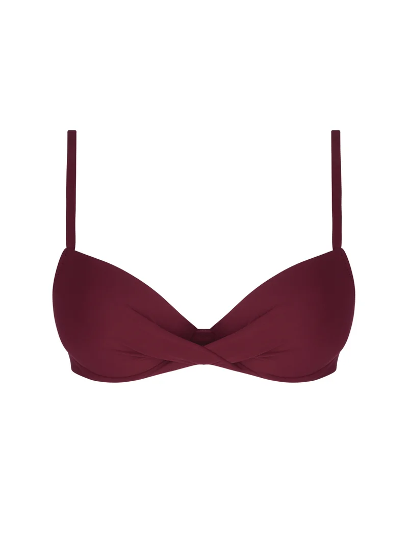 Antigel-Bademode von Lise Charmel – La Chiquissima gepolsterter Bikini Prune