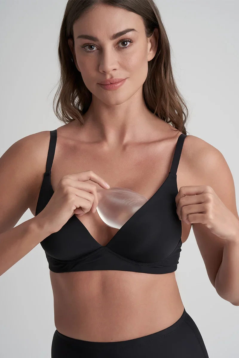 ByeBra – Spezielle Lösungen Wasserdichte Halb-Push-Up-Pads Transparent
