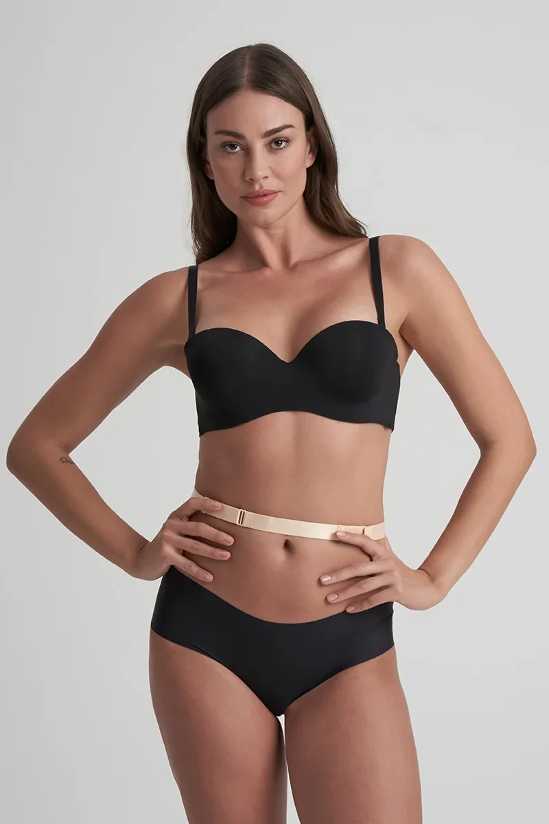ByeBra – Speziallösungen: Rückenfreier BH mit 3 Haken, Beige, Schwarz & Weiß