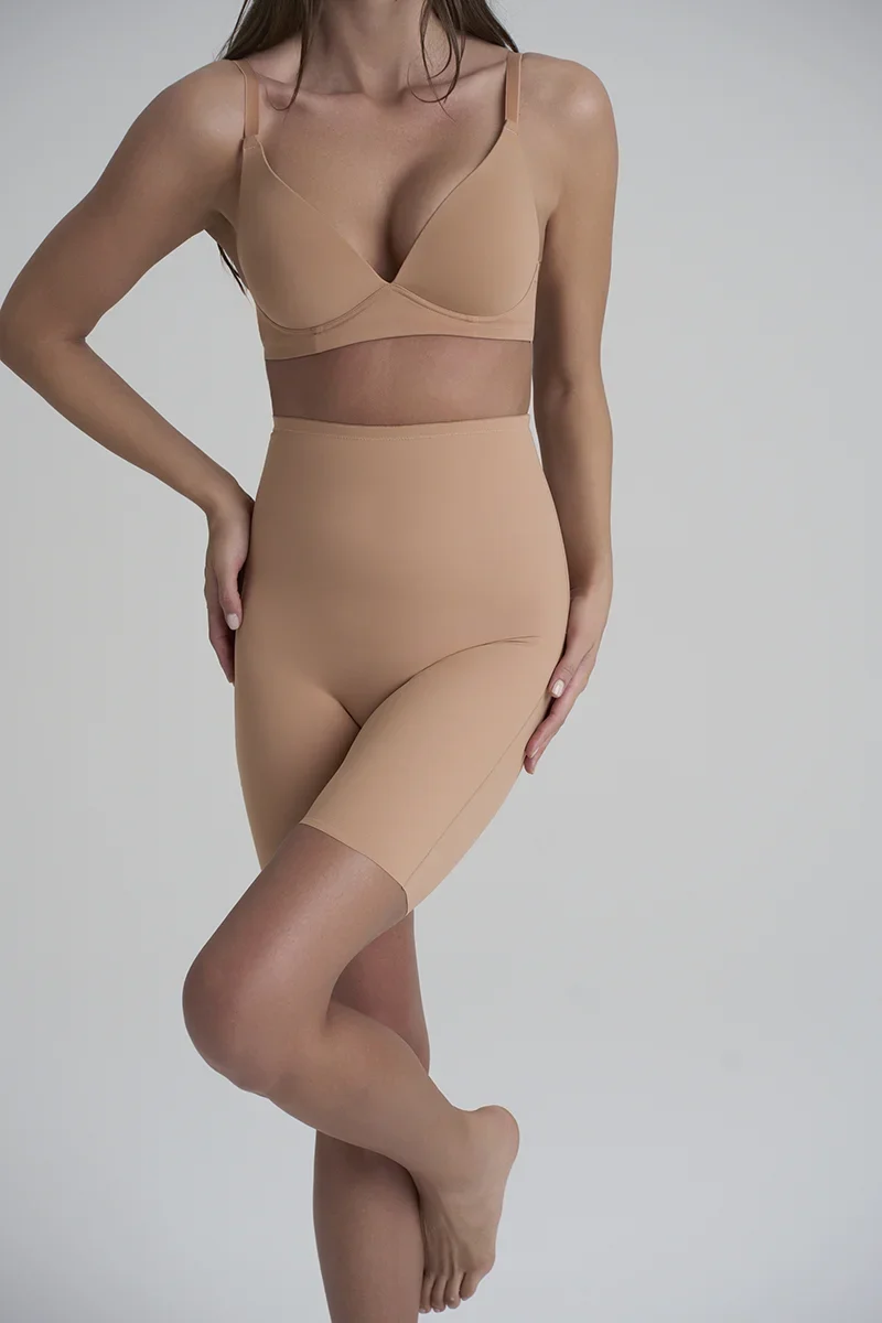 ByeBra – Formgebende Unterwäsche (Starker Halt) Formgebende High-Waist-Shorts Honey