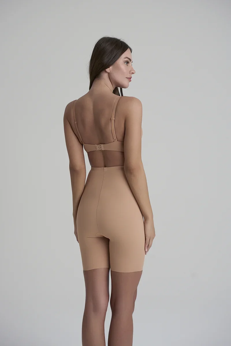ByeBra – Formgebende Unterwäsche (Starker Halt) Formgebende High-Waist-Shorts Honey