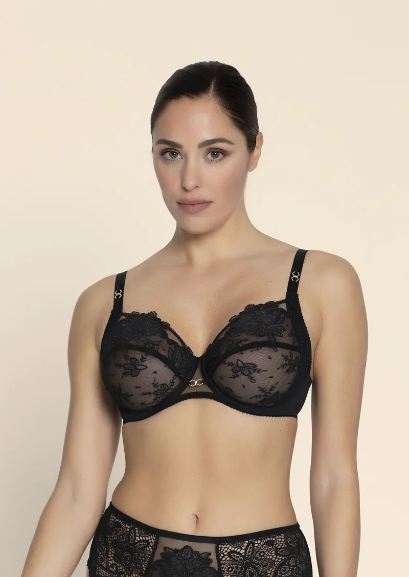 Lise Charmel – Diva Glamour 3-teiliger Vollschalen-BH Noir