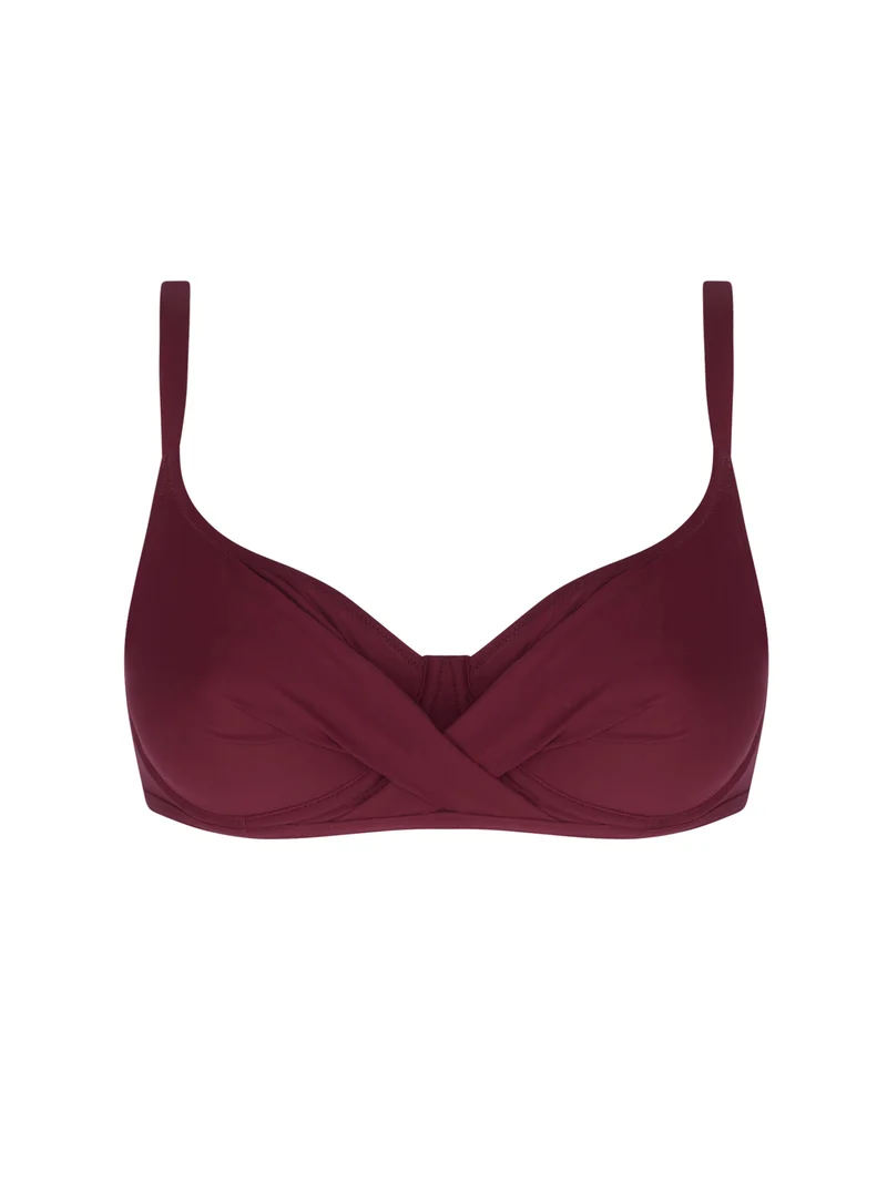 Antigel-Bademode von Lise Charmel – La Chiquissima Balconet Bikini Prune