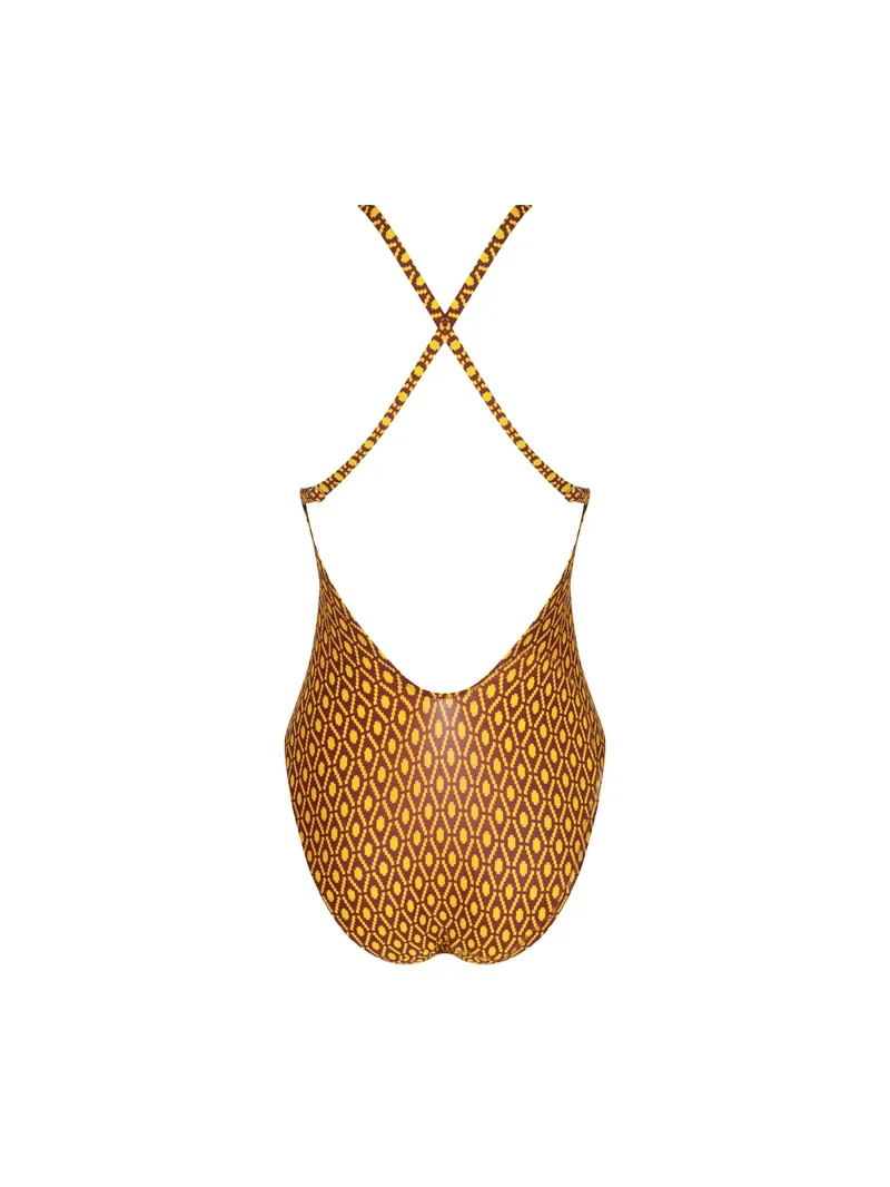 Antigel Swimwear von Lise Charmel - La Papoue Wireless Halterneck Badeanzug Jaune Papou