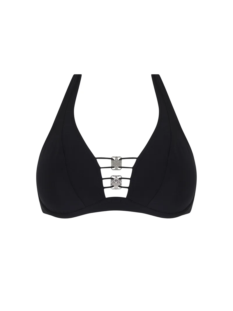 Lise Charmel Swimwear - Eclat D'argent Wired Triangle Bikini Schwarz Argent