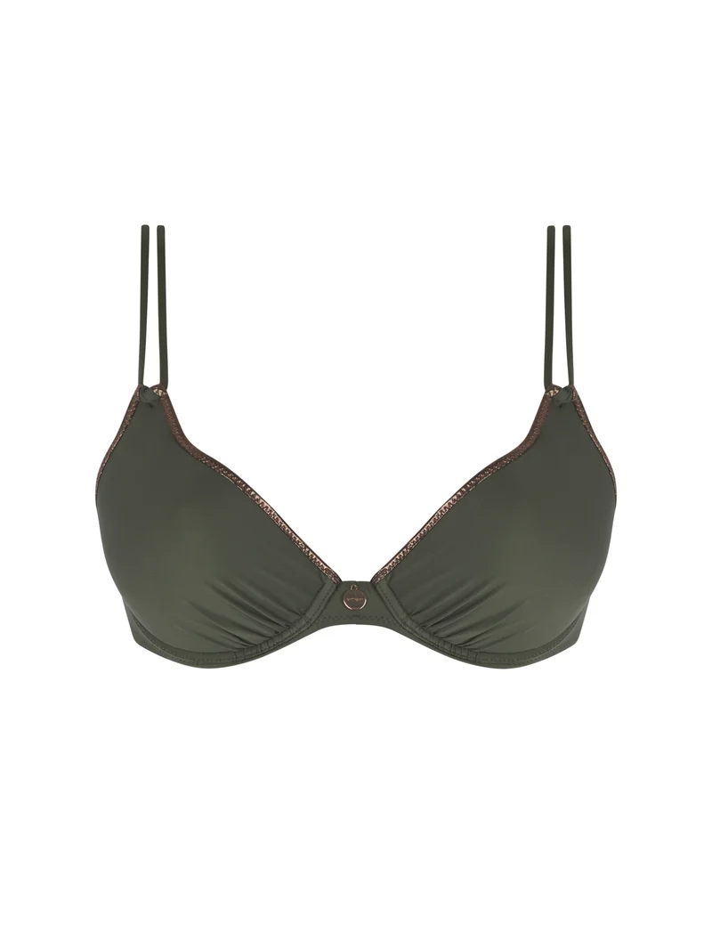 Antigel Bademode von Lise Charmel – La Smartissime gepolsterter Bikini Kaki Bronze