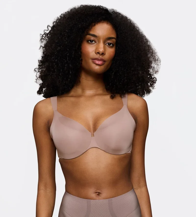 Triumph – Body Make-Up Essentials Illusion Curve Minimiser Bra Chocolate Mousse