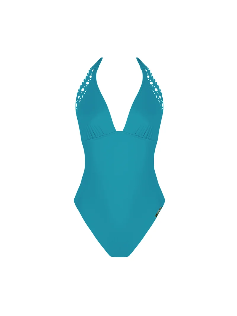 Lise Charmel Bademode - Ajourage Couture Neckholder-Badeanzug mit tiefem Rückenausschnitt, Ajourage Lagon