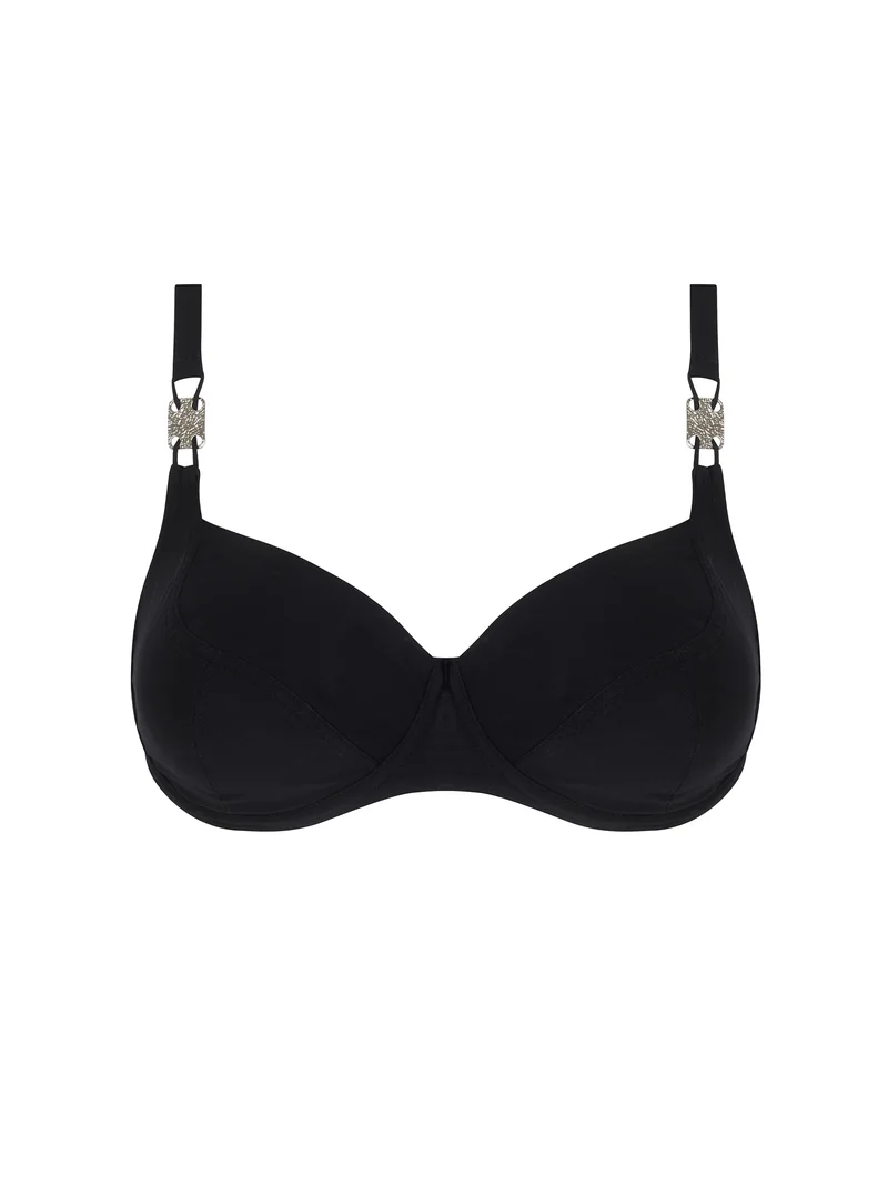 Lise Charmel Swimwear - Eclat D'argent Balconet Bikini Schwarz Silber