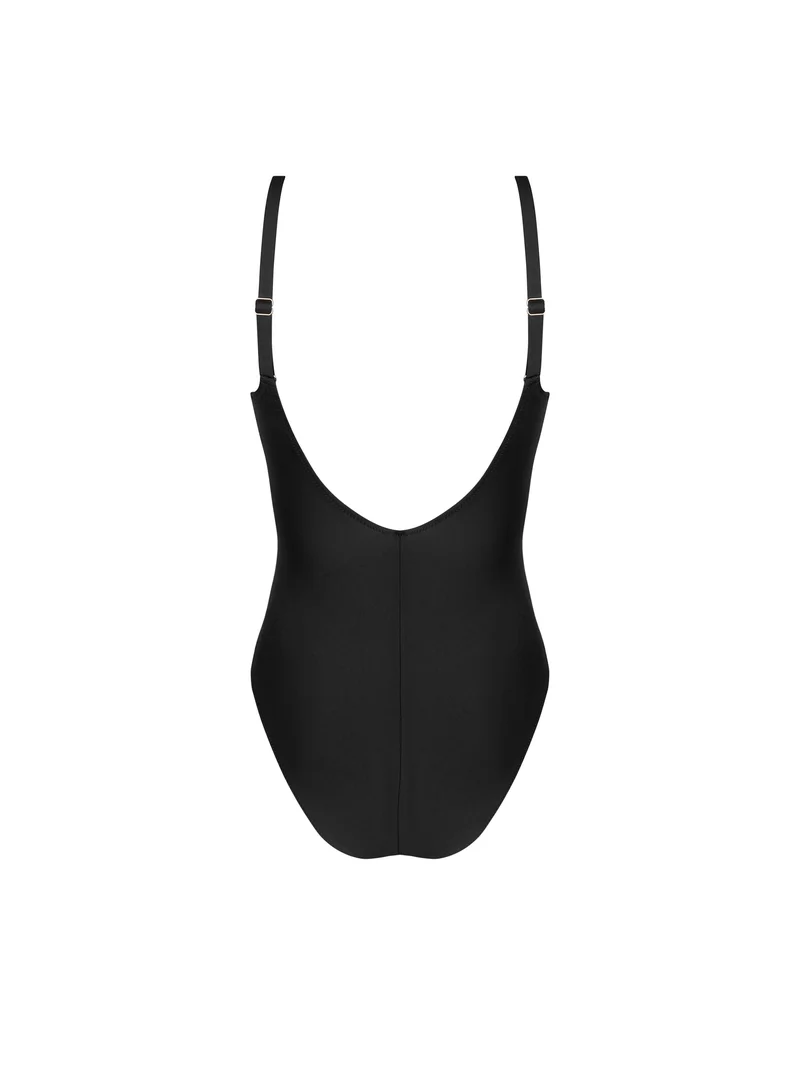 Antigel Swimwear von Lise Charmel – La Smartissime Vollschalen-Badeanzug mit Bügeln, Schwarz Bronze