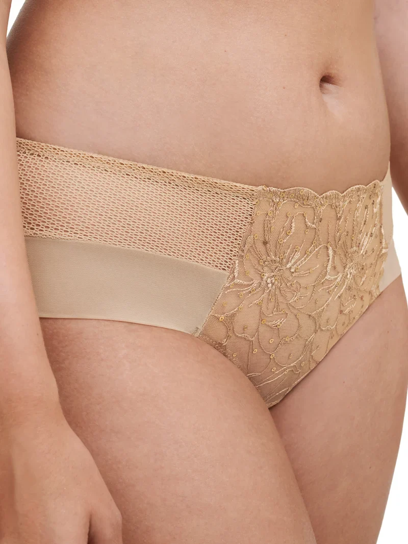 Chantelle - Fleurs Signature Revealing Shorty Toffee Sequins
