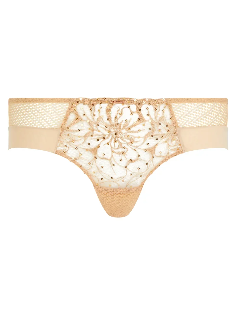 Chantelle - Fleurs Signature Revealing Shorty Toffee Sequins