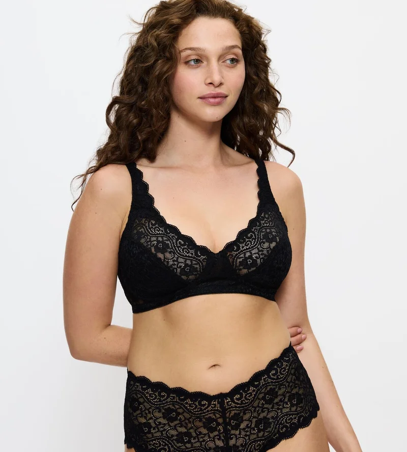 Triumph - Amourette kabelloser Plunge-BH Schwarz