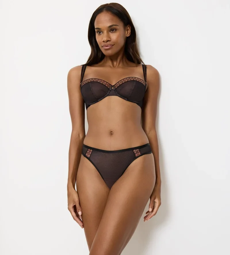 Triumph - Palina Cosmic Heartbeat Ungepolsterter BH Schwarz