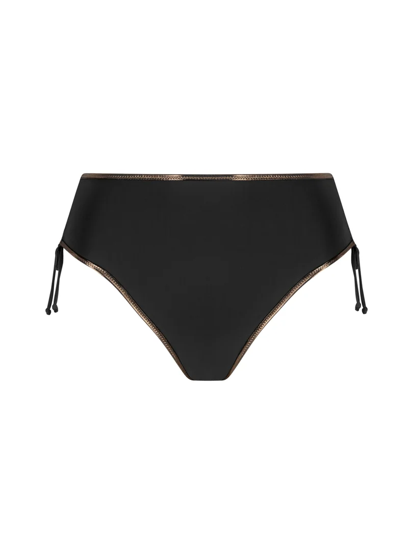 Antigel Swimwear von Lise Charmel – La Smartissime Verstellbarer Bikini mit hohem Bund, Schwarz/Bronze