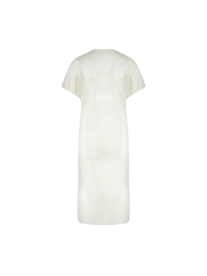 Antigel Swimwear von Lise Charmel - La Sexy Resille Long Caftan Nacre Resille
