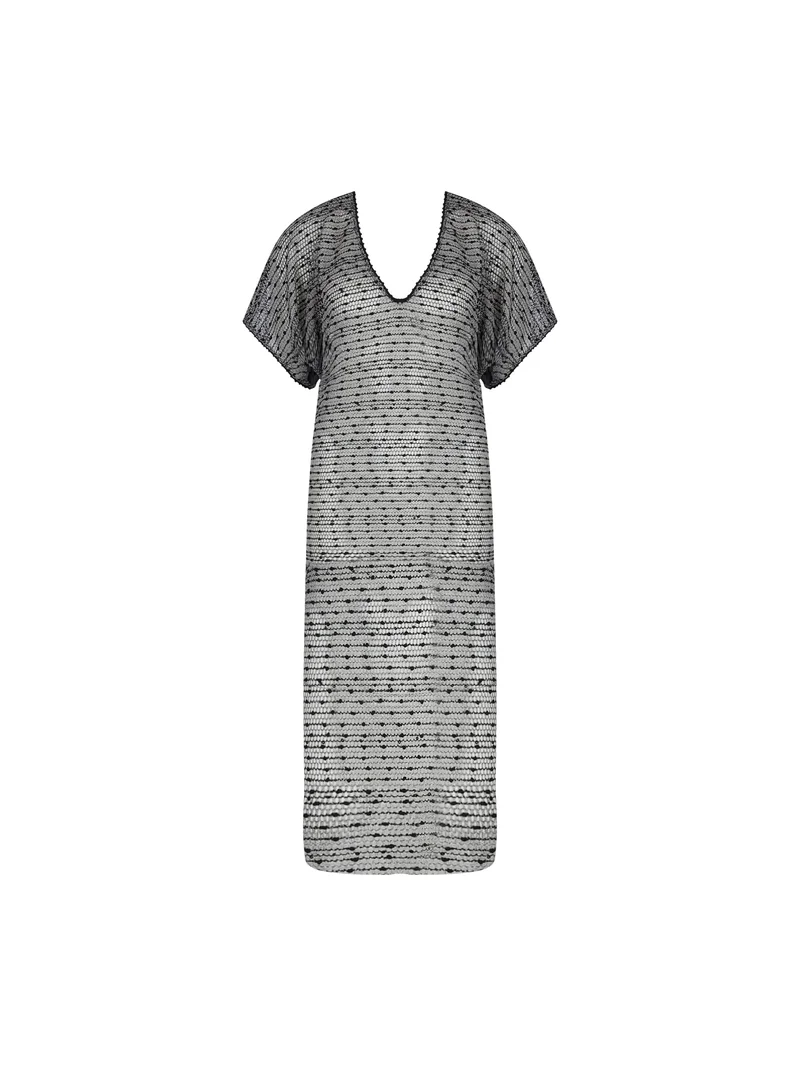 Antigel Swimwear by Lise Charmel - La Sexy Resille Long Caftan Chine Resille