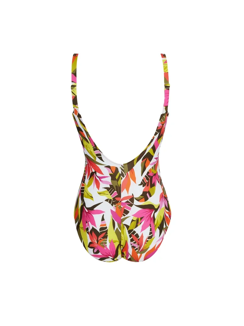 Antigel Swimwear von Lise Charmel - La Radieuse Verführerischer kabelloser Badeanzug Blanc Canopee