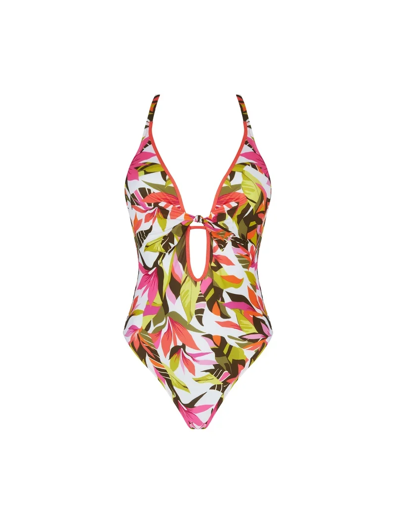 Antigel Swimwear von Lise Charmel - La Radieuse Verführerischer kabelloser Badeanzug Blanc Canopee