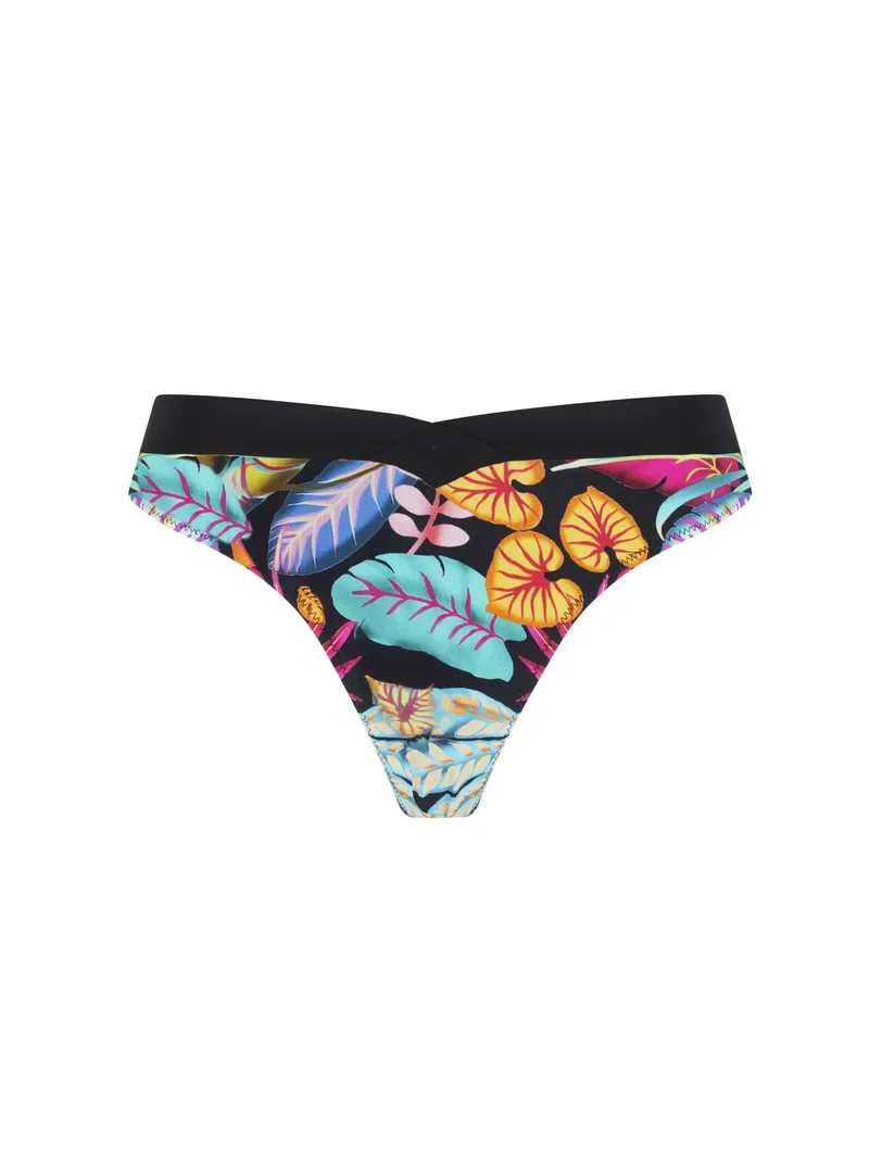 Antigel Swimwear von Lise Charmel - La Foret Magic High Cut Bikini Bottom Noir Enchante