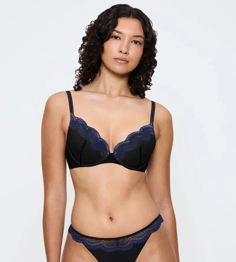 Triumph - Comfort Glam Push-up-BH Schwarz