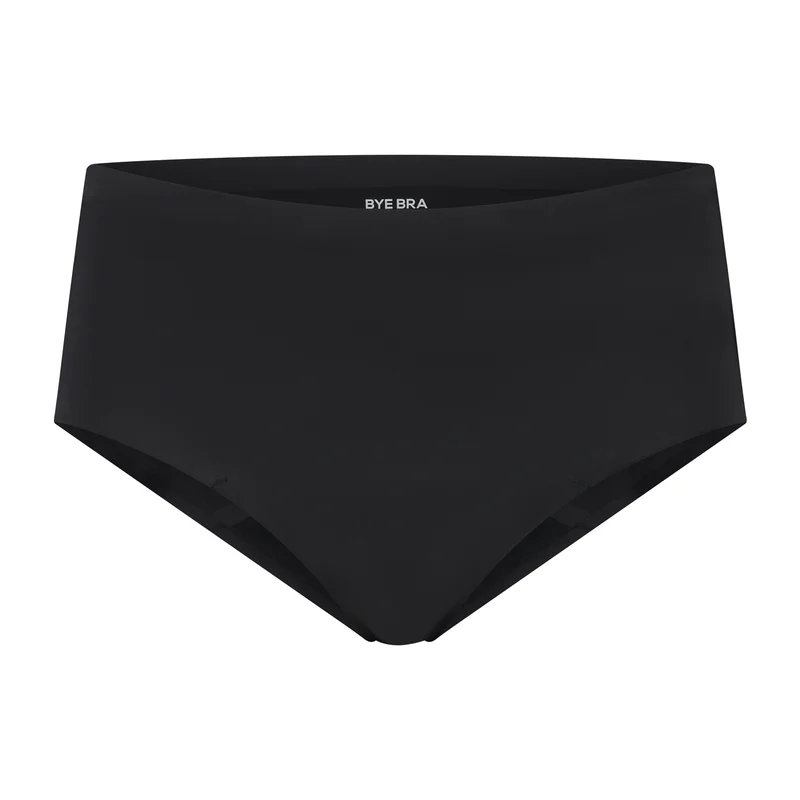 ByeBra – Auslaufsichere Periodenunterwäsche, Hipster-Stil, laminiert, mittlere Stärke, Schwarz