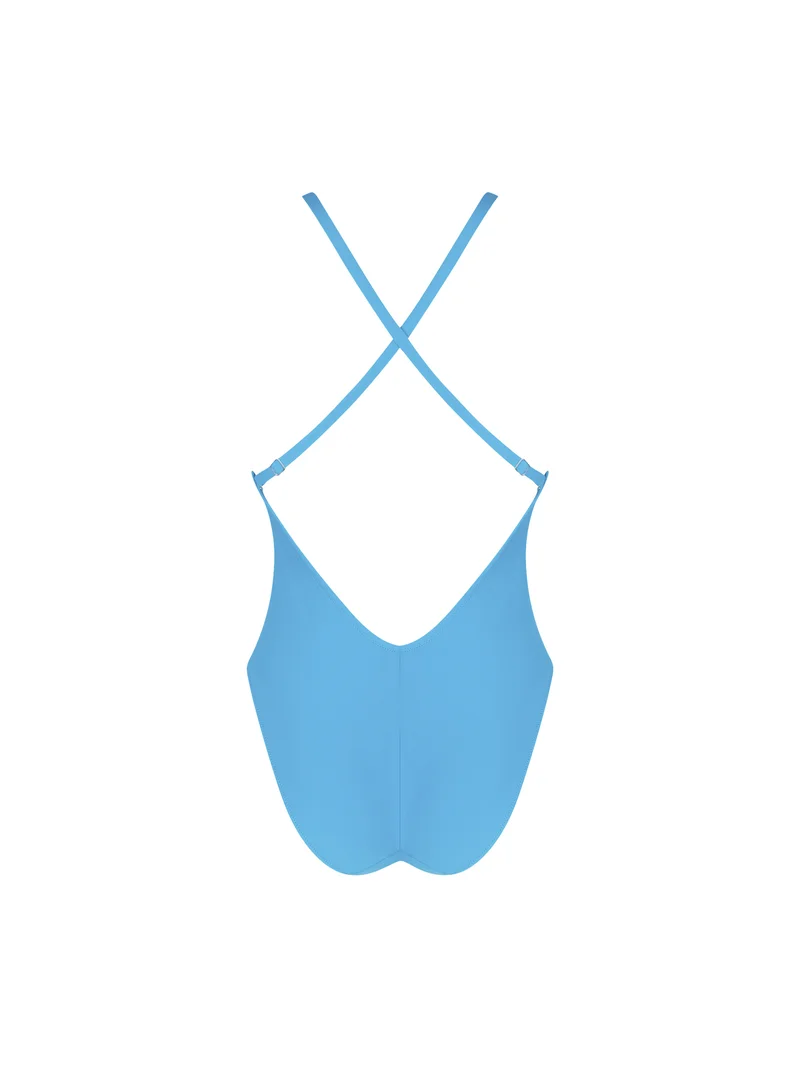 Antigel Bademode von Lise Charmel - La Chiquissima Multi-Position Wireless Badeanzug Blau Azur