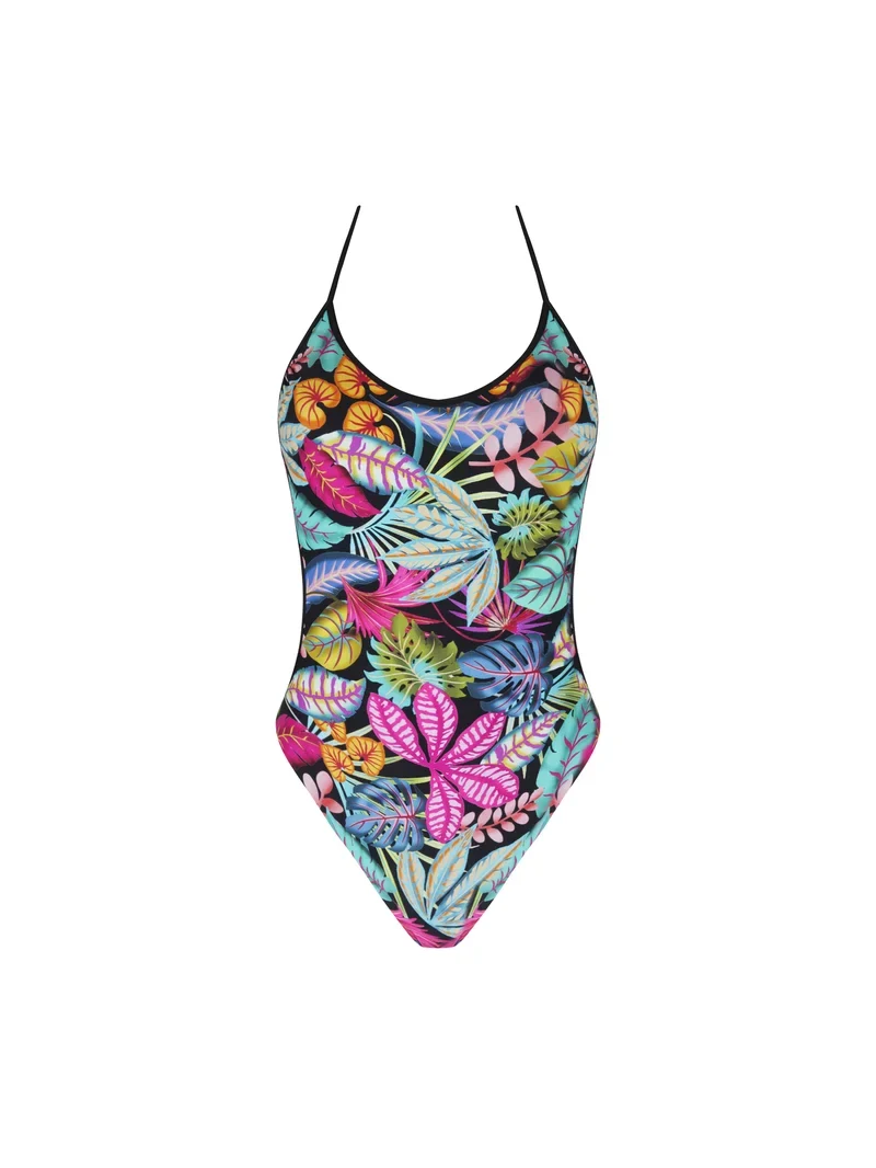 Antigel Swimwear von Lise Charmel - La Foret Magic Wireless Seduction Halter Badeanzug Noir Enchante