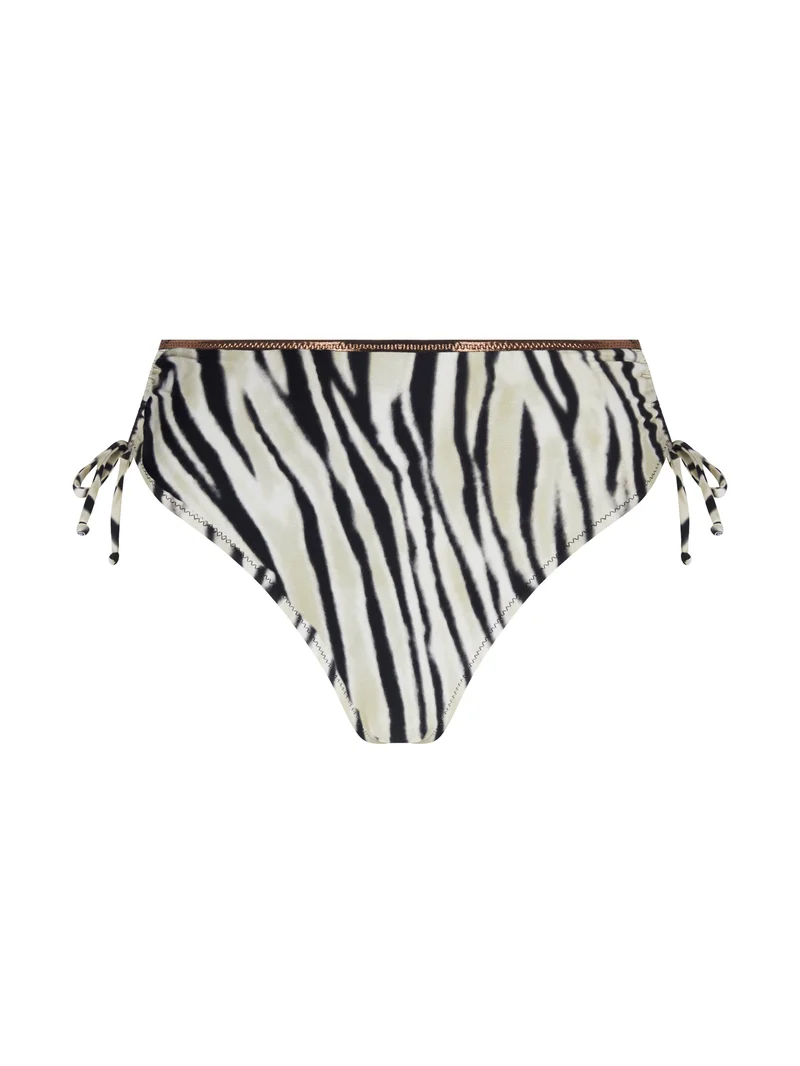 Antigel Bademode von Lise Charmel – La Tigre Blanc Verstellbarer Bikini mit hohem Bund Tigre Bronze