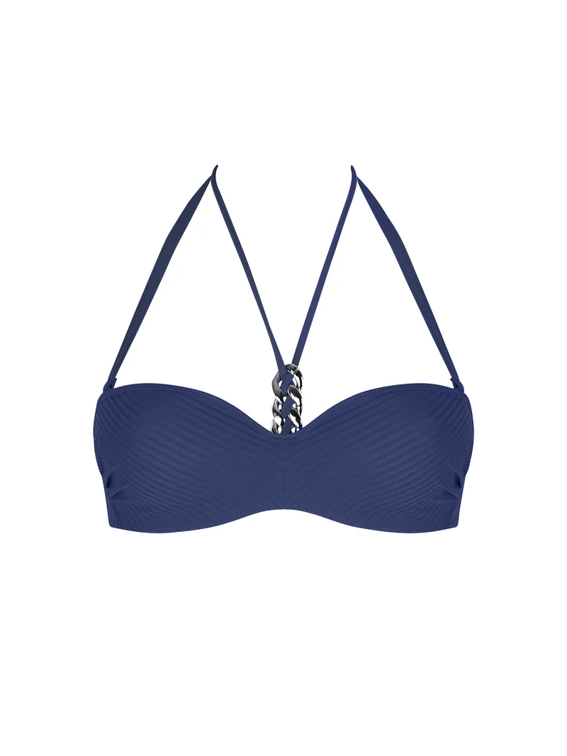 Antigel Swimwear von Lise Charmel – La Stricto Chic Soft Bandeau Strapless Bikini Stricto Marine