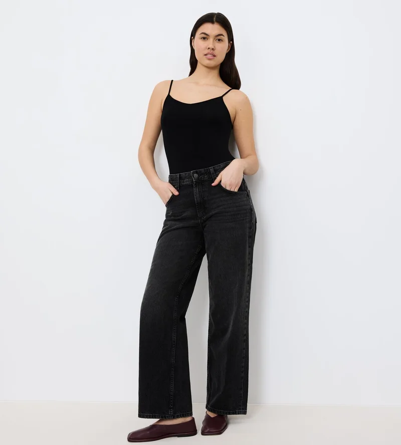 Triumph - Beauty Layers Spaghetti Top aus Wolle, Schwarz