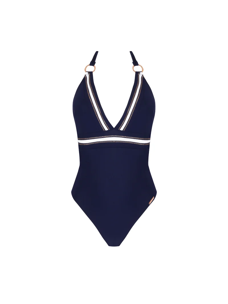 Lise Charmel Swimwear - Cordage Precieux Wireless Seduction Neckholder Badeanzug Cordage Navy