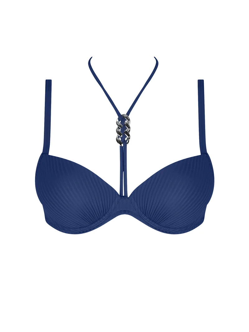 Antigel Swimwear von Lise Charmel – La Stricto Chic Gepolsterter Bikini Stricto Marine