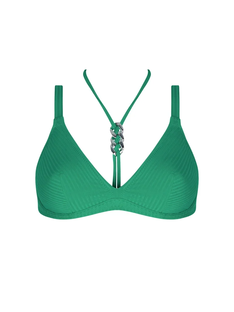 Antigel Bademode von Lise Charmel - La Stricto Chic Neckholder-Bikini-Oberteil mit Bügeln Stricto Vert