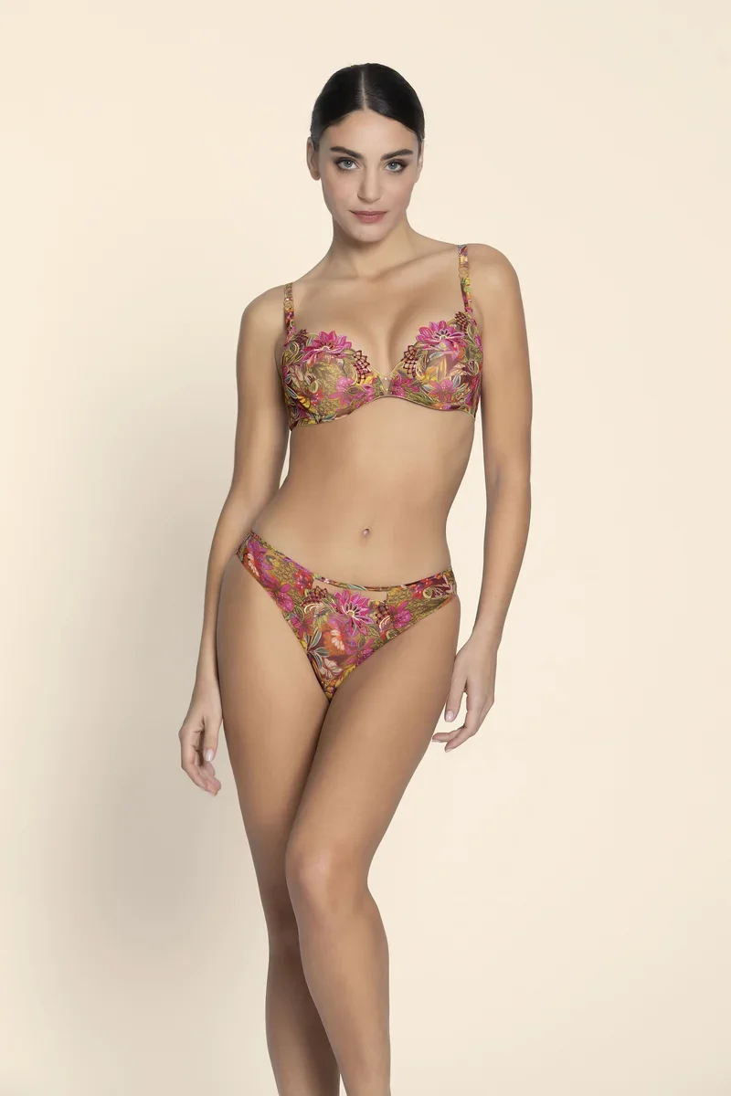 Lise Charmel – Danse Des Fleurs Italienischer Slip Fushia Vert