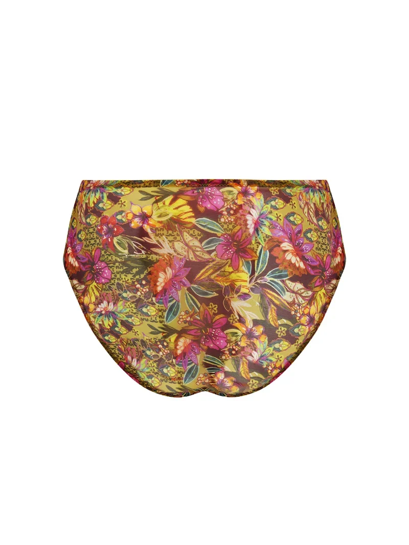 Lise Charmel - Danse Des Fleurs High Waist Slip Fushia Vert