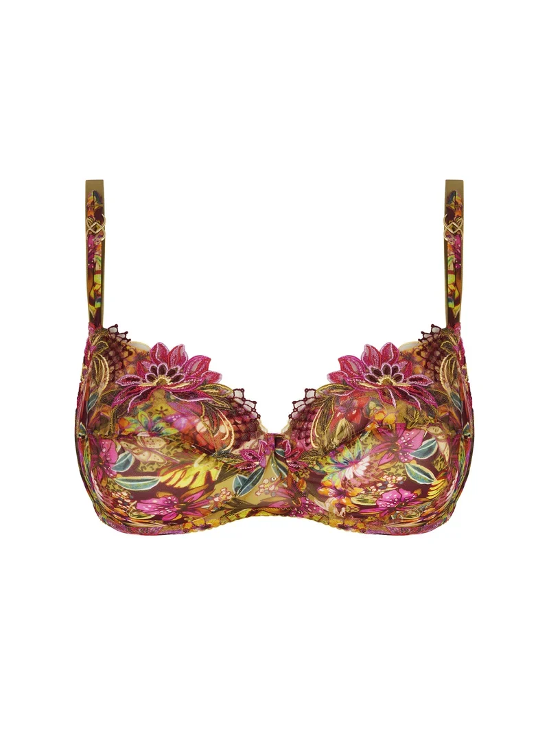 Lise Charmel – Danse Des Fleurs bedeckenden Halbschalen-BH Fushia Vert